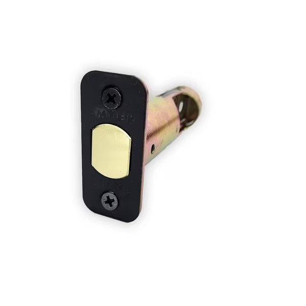 Flat Black Latch EMDBL238R19, EMTEK, Mfr# EMDBL238R19